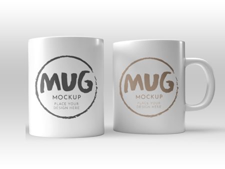 ספל לבן עם הדפסה בעיצוב אישי