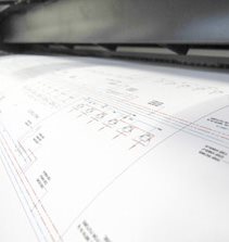 פלוט צבע שטח עד גודל A0/ מטר אורך